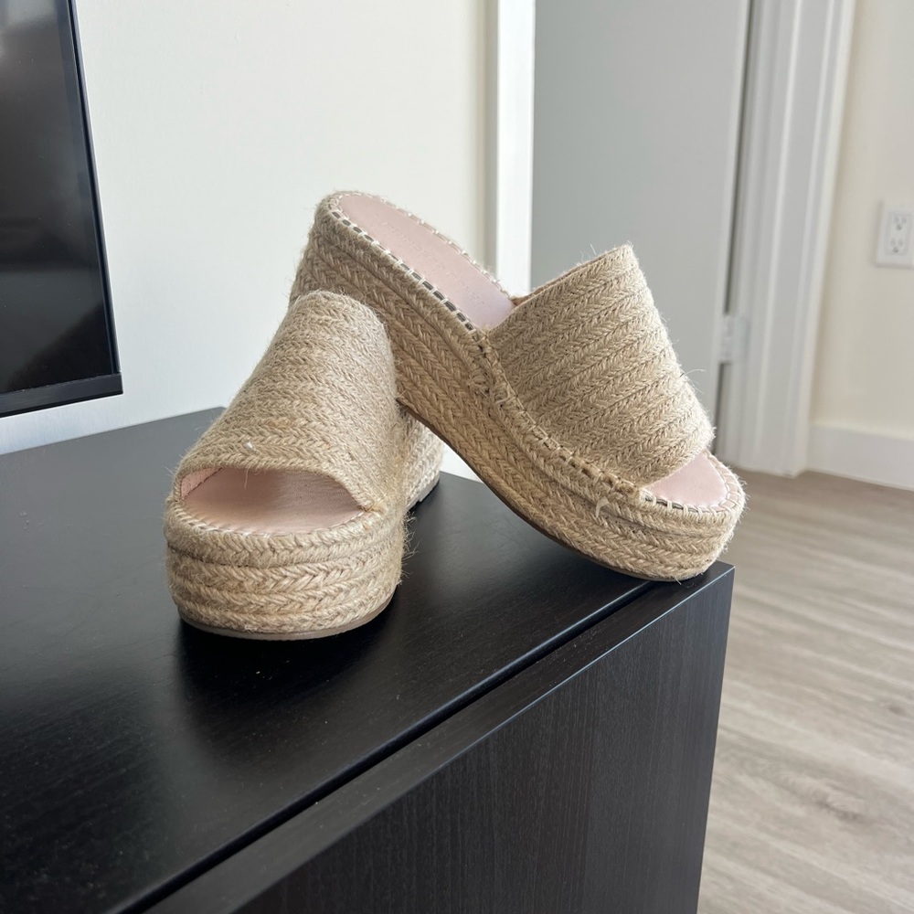 Princess Polly Woven Platform Sandals